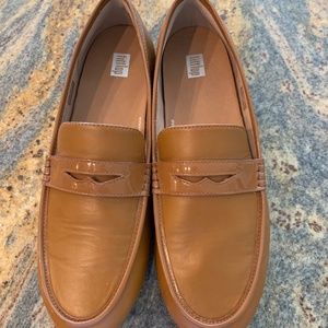 FitFlop - Penny Loafers - Tan - Size 10